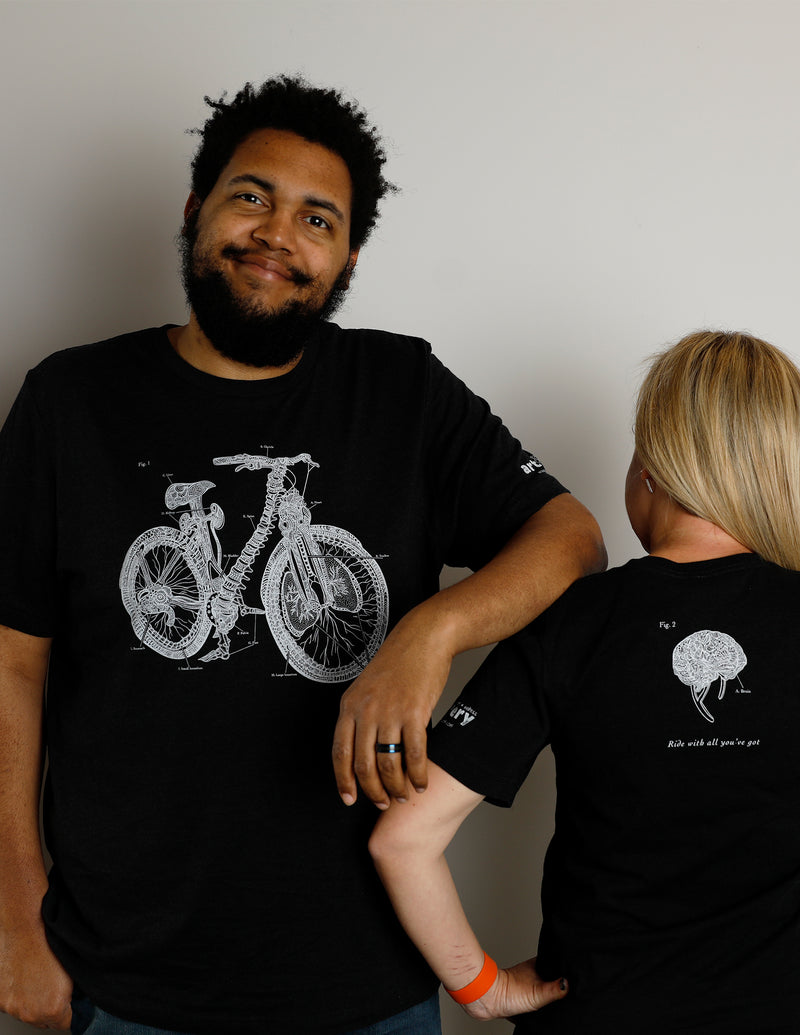 Anatomical Bicycle Unisex T. Shirt