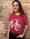 Anatomical Bicycle Unisex T. Shirt