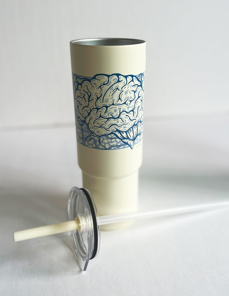 Brain & Neurons - 32oz MiiR All Day Straw Cup with Handle