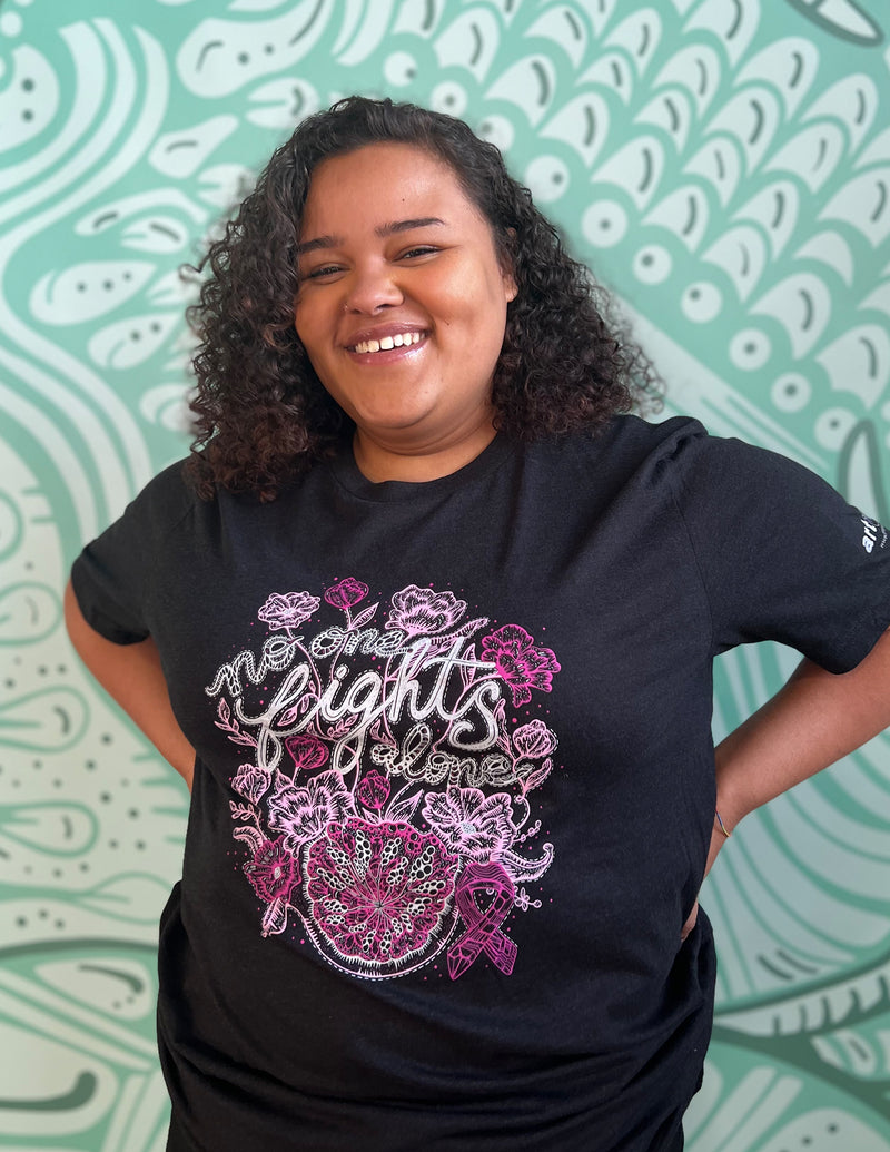 Breast Cancer "No One Fights Alone" Unisex T.Shirt