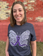 Butterfly Ribbon Unisex T.Shirt