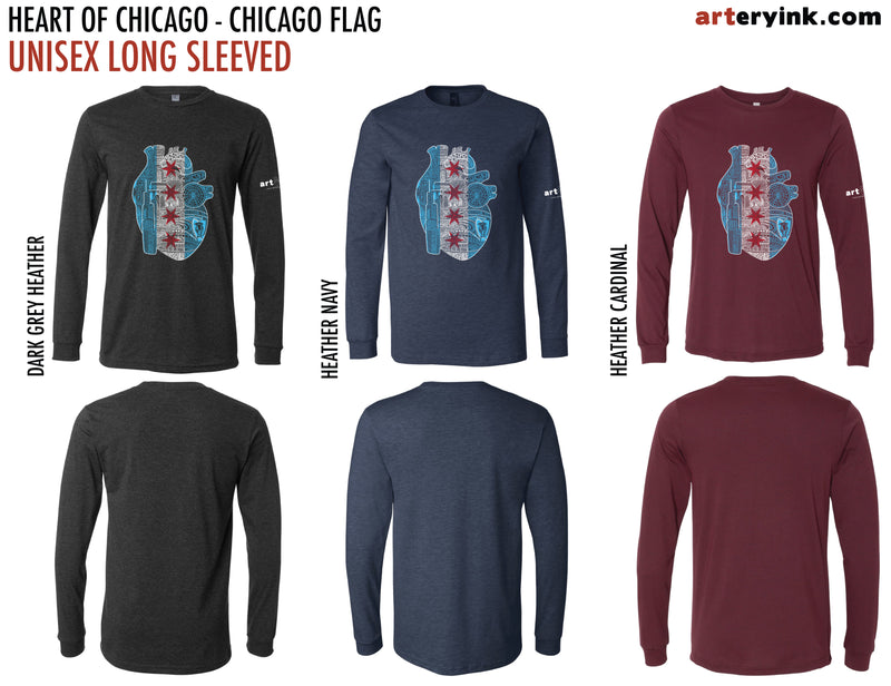 Heart of Chicago / Chicago Flag / Pre-Order