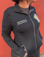 Emergency Department Heart & Lungs Women's Black Track Jacket