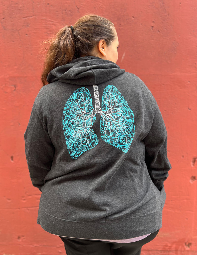 Heart & Lungs Unisex Full-Zip Hoodie