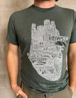 Heart of Milwaukee Unisex T. Shirt