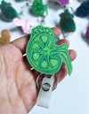 Kidney Badge Reel - Green & Teal