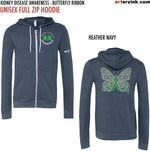 Kidney Disease Awareness / Butterfly Ribbon / Pre-Order