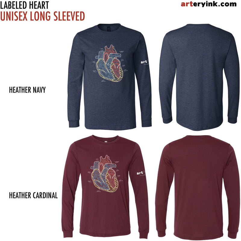 Heart Month 2025 / Labeled Heart / Pre-Order