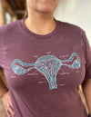 Labeled Uterus Unisex T.Shirt