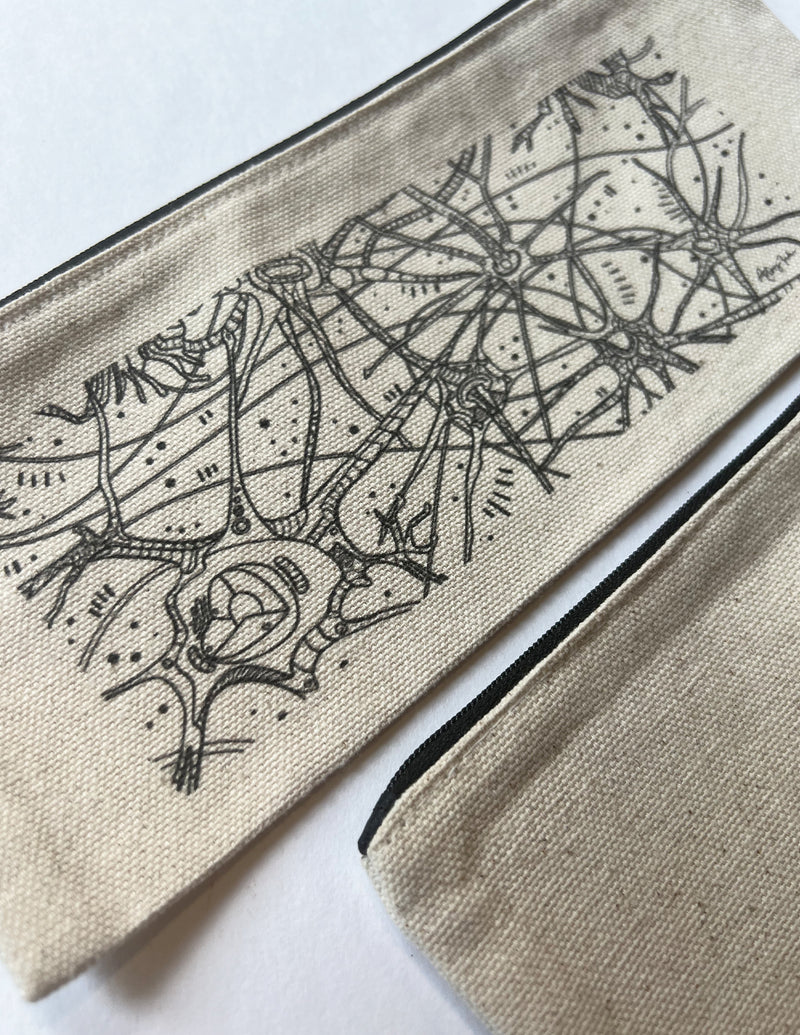 Neurons - Zippered Pouch