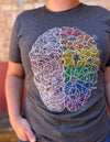 Rainbow Brain Unisex T.Shirt