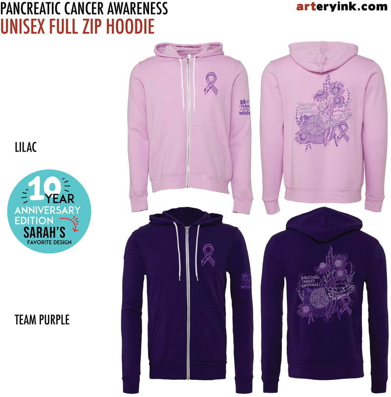 Celebrating 10 Years / Sarah's Favorite Pancreatic Cancer Awareness / Pre-Order