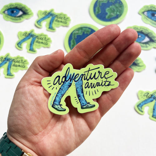 Adventure Awaits - Travel Sticker Pack