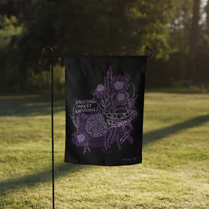 Pancreatic Cancer Awareness / Garden Flag / Pre-Order