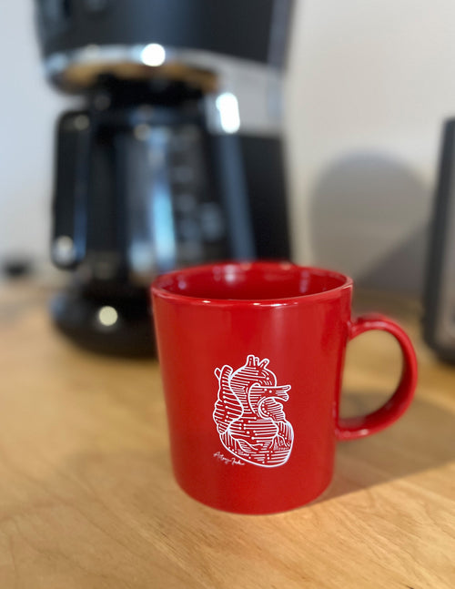 14oz Heart Mug